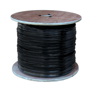 Coaxial Siamese Cable w/o Connectors - 500ft Black